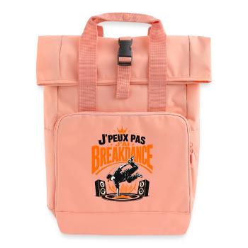 J’Peux Pas J’Ai Breakdance - Sac à dos Roll Top à deux anses - rose liberty - Devant