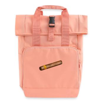 Zigarre - Rolltop Rucksack mit zwei Griffen - Chintzrosa - Vorne
