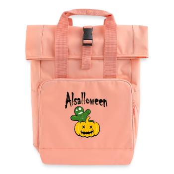 Alsalloween - Roll Top Backpack with Two Handles - chintz rose - Front