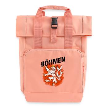 Böhmen - Rolltop Rucksack mit zwei Griffen - Chintzrosa - Vorne