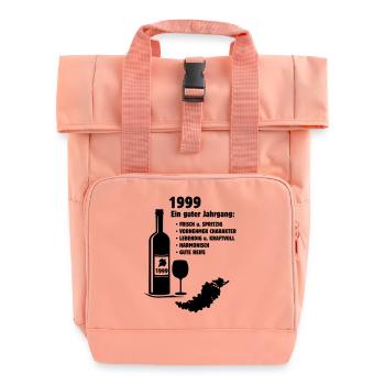 Geburtstag Jahrgang 1999 - Rolltop Rucksack mit zwei Griffen - Chintzrosa - Vorne