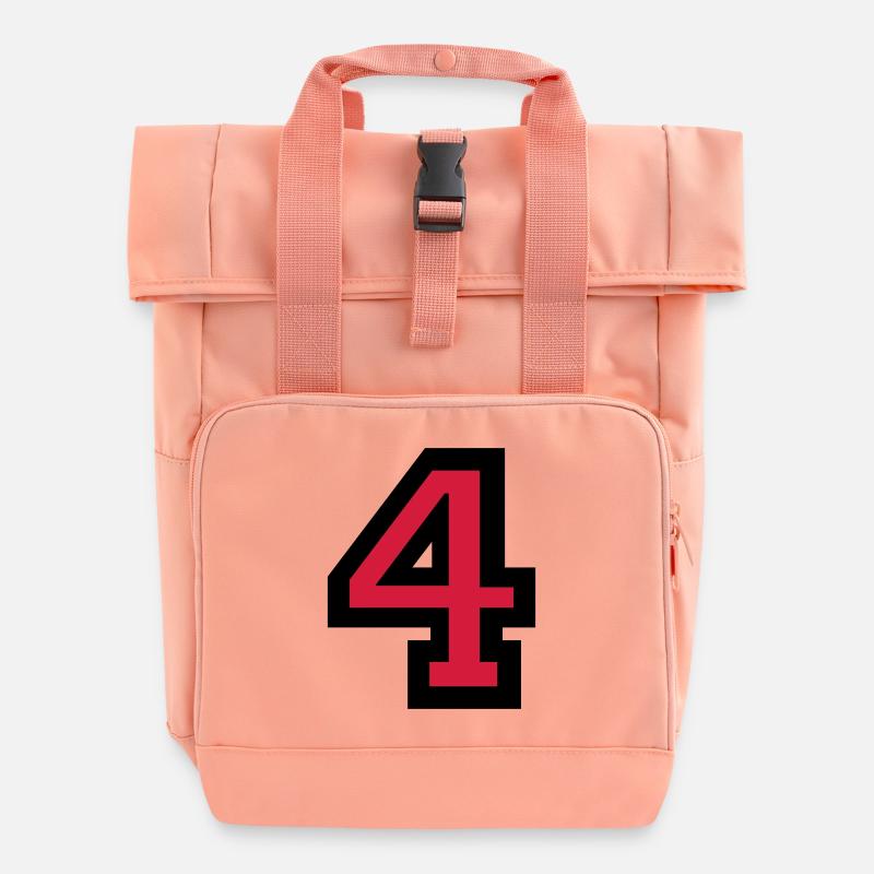 Numéro Quatre - Numéro 4 - Sac à dos Roll Top à deux anses - rose liberty