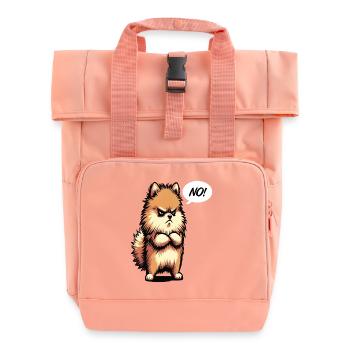 Pas de Spitz nain de Poméranie Spitz Nain Porte-Spitz - Sac à dos Roll Top à deux anses - rose liberty - Devant