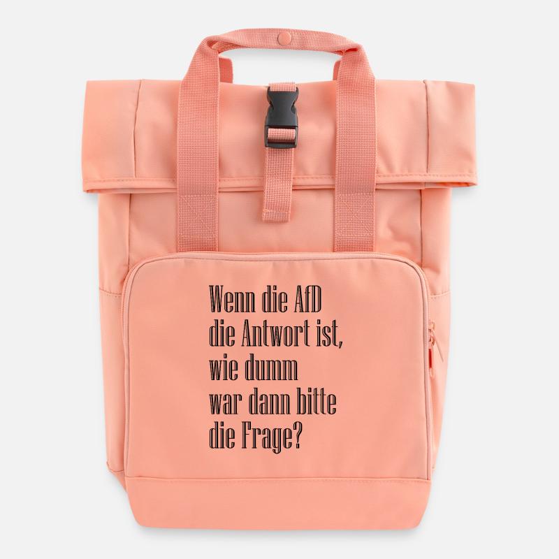 Question - Roll Top Backpack with Two Handles - chintz rose