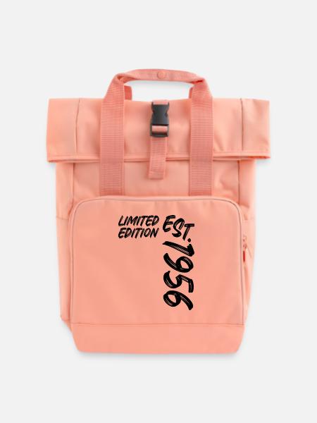 Limited Edition Est. 1956 - Rolltop Rucksack mit zwei Griffen - Chintzrosa