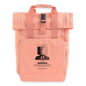 Inboxificated - Roll Top Backpack with Two Handles - chintz rose - Front