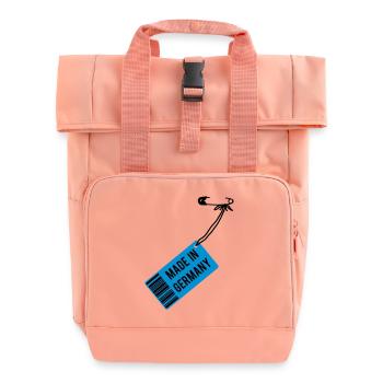 Fabriqué en Allemagne - Sac à dos Roll Top à deux anses - rose liberty - Devant
