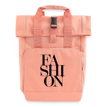 FASHION design - Roll Top Backpack with Two Handles - chintz rose - Front