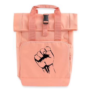 balle bataille communisme grève - Sac à dos Roll Top à deux anses - rose liberty - Devant