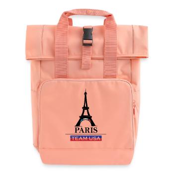 Equipe de Paris Jeux Sportifs des Etats-Unis Athlète Sportif Symbole - Sac à dos Roll Top à deux anses - rose liberty - Devant