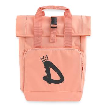 D - Rolltop Rucksack mit zwei Griffen - Chintzrosa - Vorne