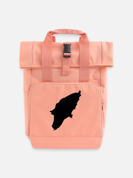 Rhodos - Rolltop Rucksack mit zwei Griffen - Chintzrosa