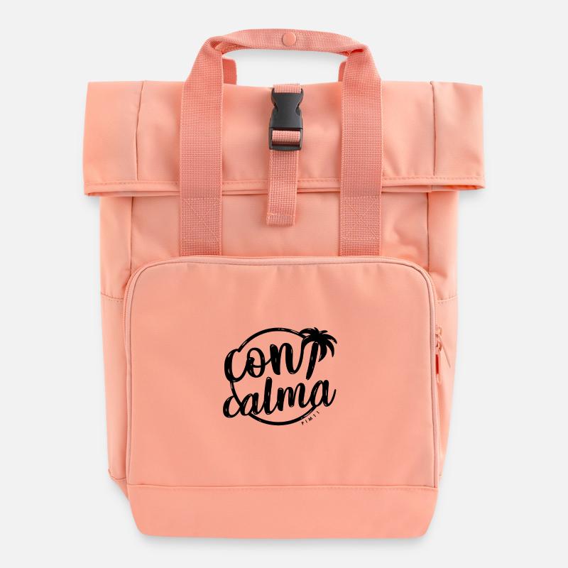 Con calma - Sac à dos Roll Top à deux anses - rose liberty