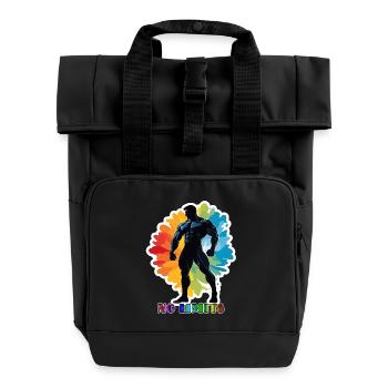 No Limits - Rolltop Rucksack mit zwei Griffen - Schwarz - Vorne