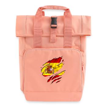 españa flagge spain - Rolltop Rucksack mit zwei Griffen - Chintzrosa - Vorne