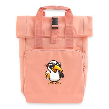 Pelikan Vogel Après-Ski Beer - Roll Top Backpack with Two Handles - chintz rose - Front