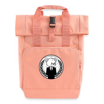 Anonymours Body White - Sac à dos Roll Top à deux anses - rose liberty - Devant