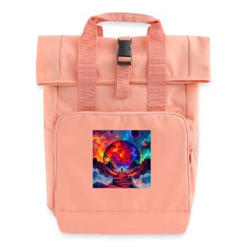 Fin du monde - Sac à dos Roll Top à deux anses - rose liberty - Devant