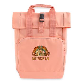 Munich - Roll Top Backpack with Two Handles - chintz rose - Front