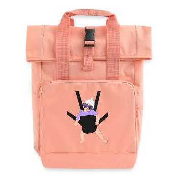 Hangover Babe - Roll Top Backpack with Two Handles - chintz rose - Front
