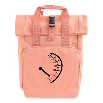 speed__f2 - Rolltop Rucksack mit zwei Griffen - Chintzrosa - Vorne