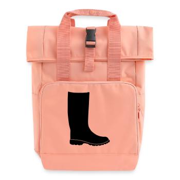 bottes en caoutchouc - Sac à dos Roll Top à deux anses - rose liberty - Devant