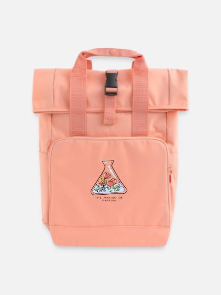 The making of parfum - Rolltop Rucksack mit zwei Griffen - Chintzrosa