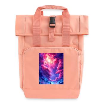 Magical Sunset - Roll Top Backpack with Two Handles - chintz rose - Front