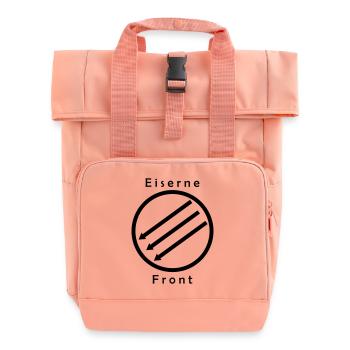 Front d’Eiserne - Drei Pfeile - Sac à dos Roll Top à deux anses - rose liberty - Devant