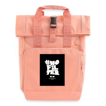 No Filter Statement - Roll Top Backpack with Two Handles - chintz rose - Front