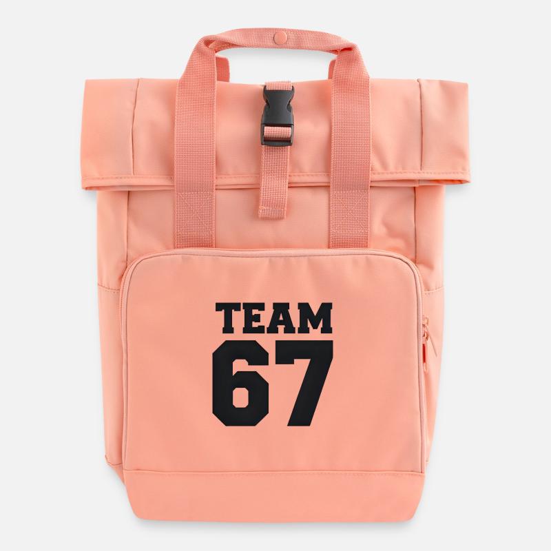 Team 67 - Sac à dos Roll Top à deux anses - rose liberty
