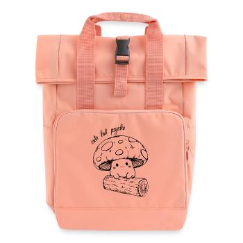 Süßer Pilz - mignon mais psychopathe - Sac à dos Roll Top à deux anses - rose liberty - Devant