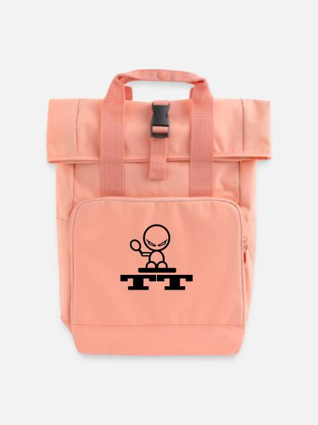 table tennis - Rolltop Rucksack mit zwei Griffen - Chintzrosa