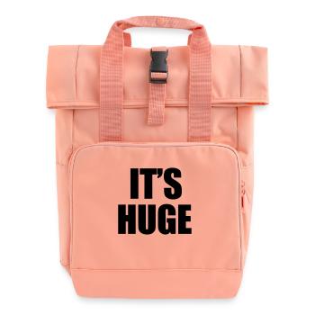 Huge - Roll Top Backpack with Two Handles - chintz rose - Front