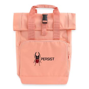 Hirschkäfer – Persist - Rolltop Rucksack mit zwei Griffen - Chintzrosa - Vorne