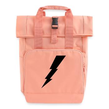 Flash Flash - Roll Top Backpack with Two Handles - chintz rose - Front
