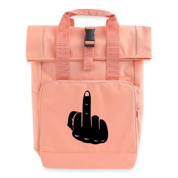 fuck_1 - Rolltop Rucksack mit zwei Griffen - Chintzrosa - Vorne