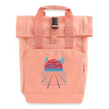 NERDY forever - Arcade - Roll Top Backpack with Two Handles - chintz rose - Front