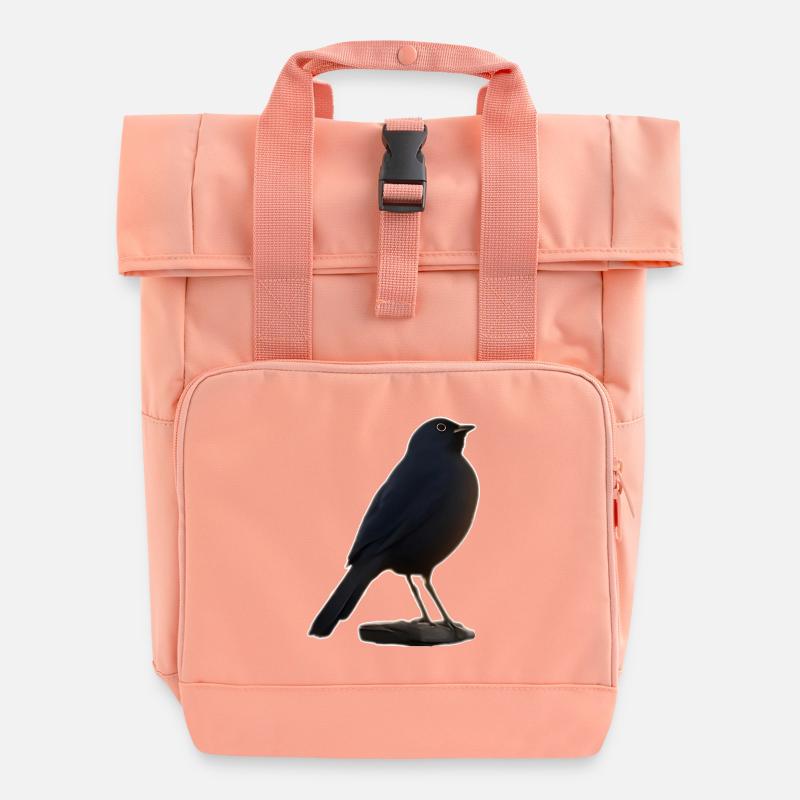 Amsel - Rolltop Rucksack mit zwei Griffen - Chintzrosa