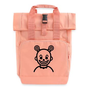 Clown Bande dessinée - Sac à dos Roll Top à deux anses - rose liberty - Devant