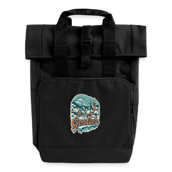 Goslar Winter Magic - Roll Top Backpack with Two Handles - black - Front