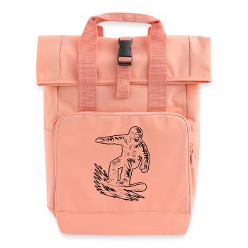 Direct Snowboard Statement - Roll Top Backpack with Two Handles - chintz rose - Front