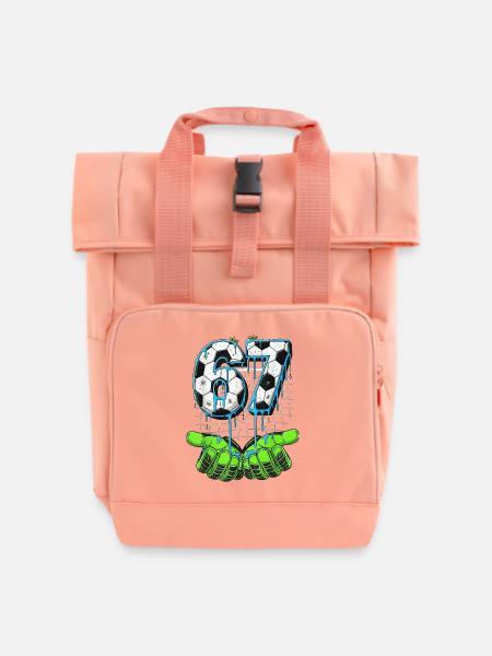 Six Seven Torwart - Rolltop Rucksack mit zwei Griffen - Chintzrosa
