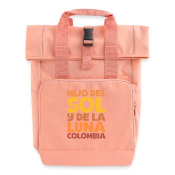 Sohn der Sonne und Mond Kolumbien - Rolltop Rucksack mit zwei Griffen - Chintzrosa - Vorne