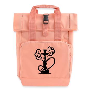 Hookah - Roll Top Backpack with Two Handles - chintz rose - Front