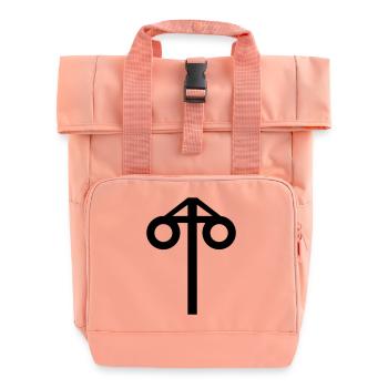 Midsummer magical tree - Roll Top Backpack with Two Handles - chintz rose - Front