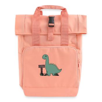 Dino Ben - Rolltop Rucksack mit zwei Griffen - Chintzrosa - Vorne