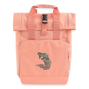 Geo-fox - Rolltop Rucksack mit zwei Griffen - Chintzrosa - Vorne