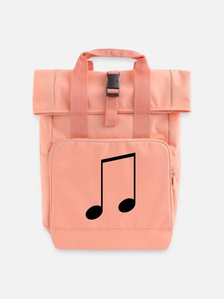 Note - Rolltop Rucksack mit zwei Griffen - Chintzrosa