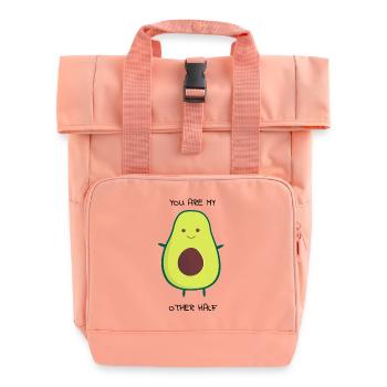 Chemise de partenaire Avocat Partie 1 - Sac à dos Roll Top à deux anses - rose liberty - Devant